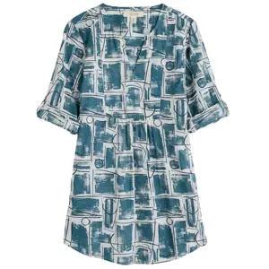 Seasalt Op Art Organic Cotton Tunic Top